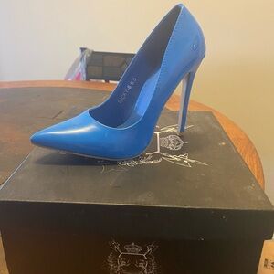 Blue Stiletto Heels